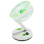 Портативный настольный вентилятор Fan с LED подсветкой
