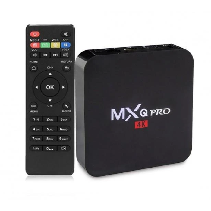 ТБ-приставка Smart TV Box MXQ Pro 4K 5G 1/8gb Чорний