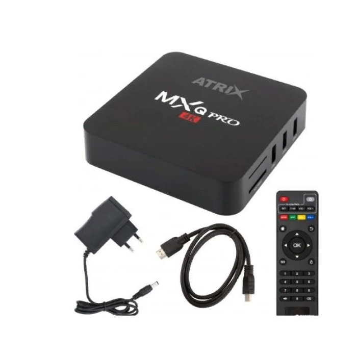 ТБ-приставка Smart TV Box MXQ Pro 4K 5G 1/8gb Чорний