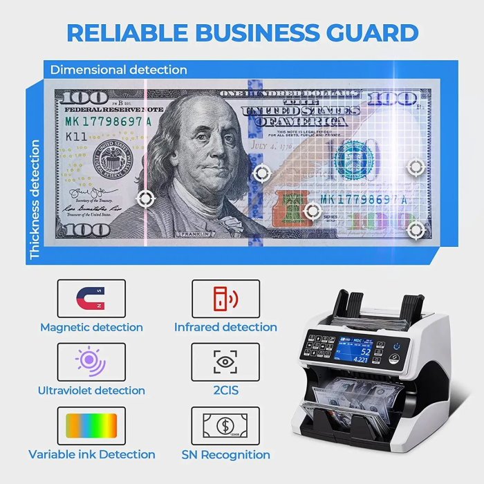 Рахункова машинка із визначенням номіналу Bill Counter AL-920