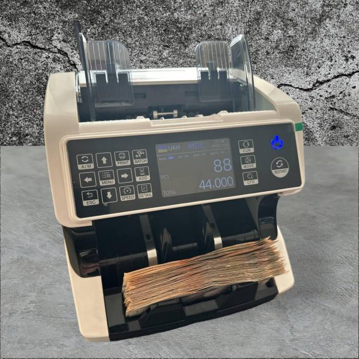 Счетная машинка с определением номинала Bill Counter AL-920 и детектором фальшивых денег