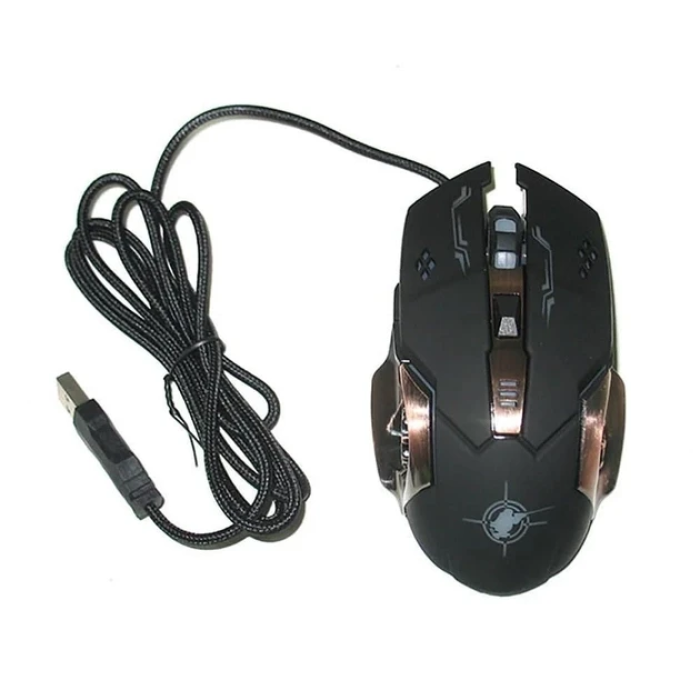 Комп'ютерна ігрова мишка Zornwee MOUSE X6 Дротова з Led підсвічуванням