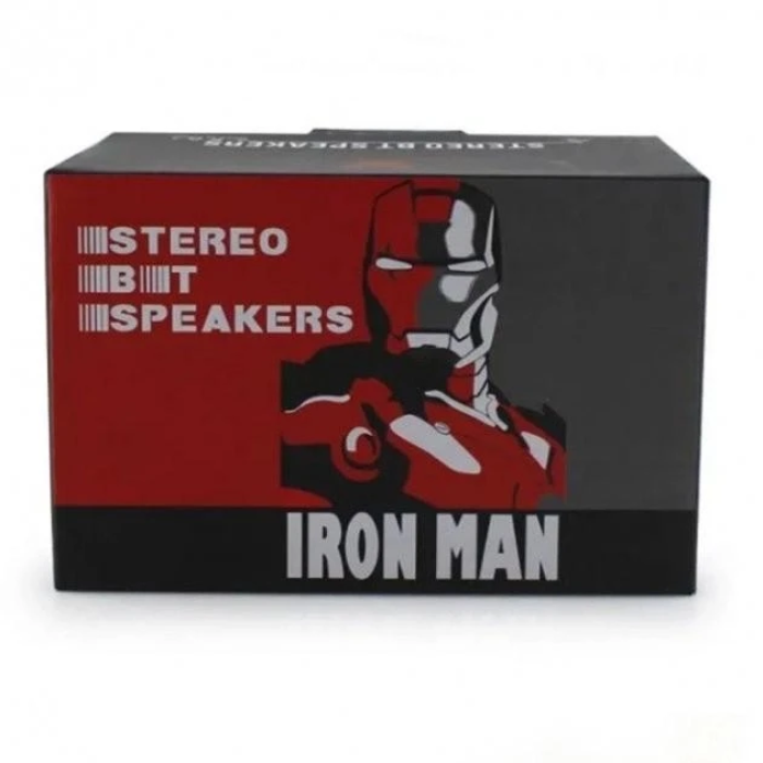 Портативна бездротова Bluetooth колонка Iron Man Колонка у стилі шолома залізної людини