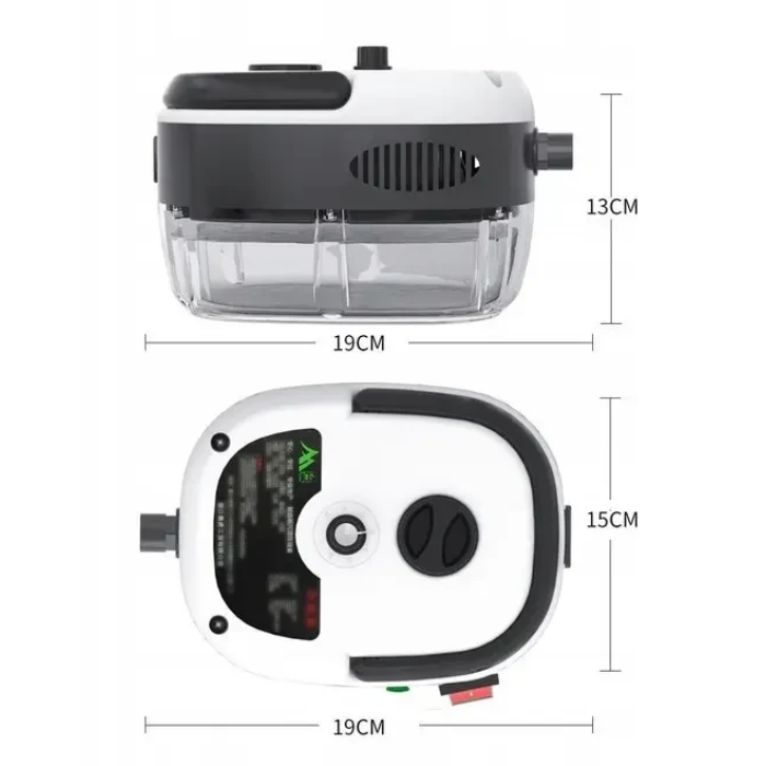 Портативний електричний пароочисник з високим тиском Steam Cleaner 2500W Білий З насадками