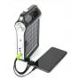 Портативний Ліхтар-Power Bank з радіо,Bluetooth та сонячною панеллю