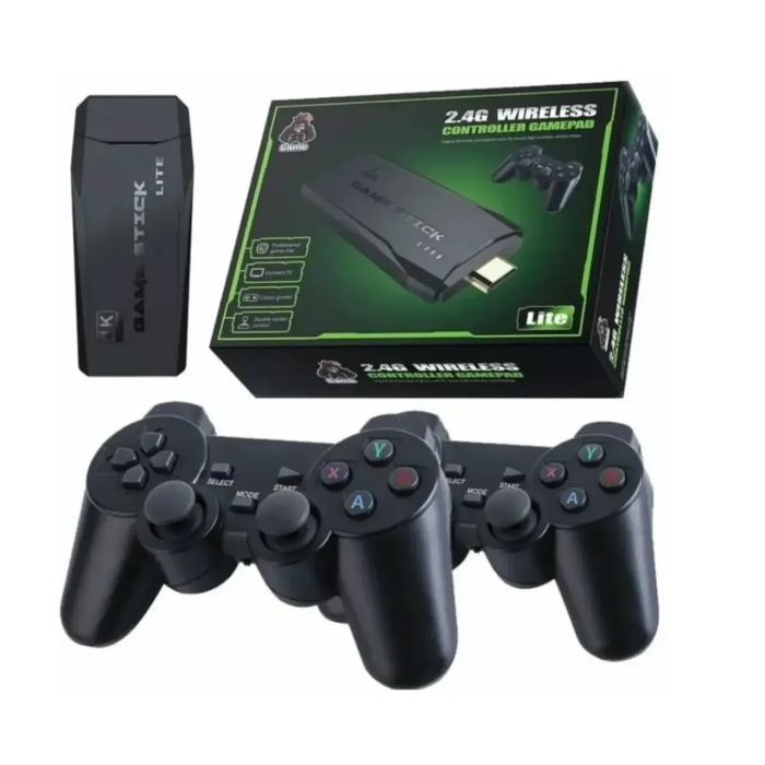 Ігрова приставка M8 Mini Game Stick 4K HDMI та 2 бездротові джойстики