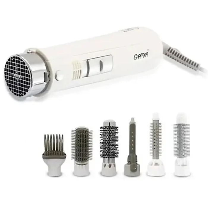Фен-стайлер для волос 7 в 1 Professional Hot Air Styler Gemei GM-4836 Набор для укладки