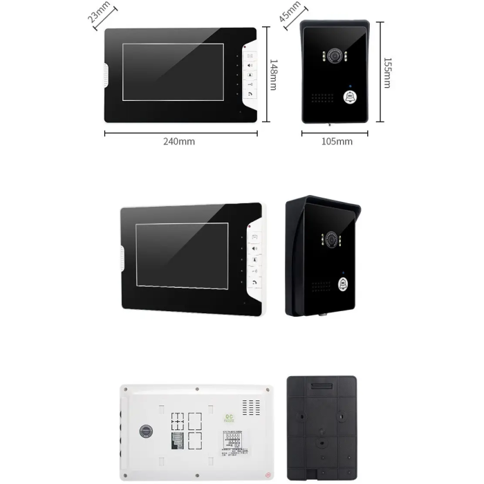Домофон для дому бездротовий Video Door Phone TK-601+809A з трьома режимами запису відео та системою від крадіжки