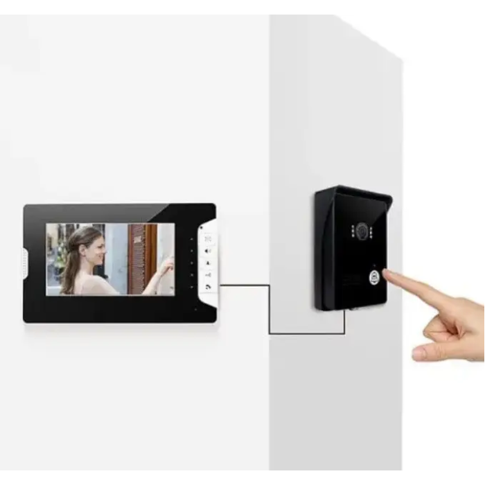 Домофон для дому бездротовий Video Door Phone TK-601+809A з трьома режимами запису відео та системою від крадіжки
