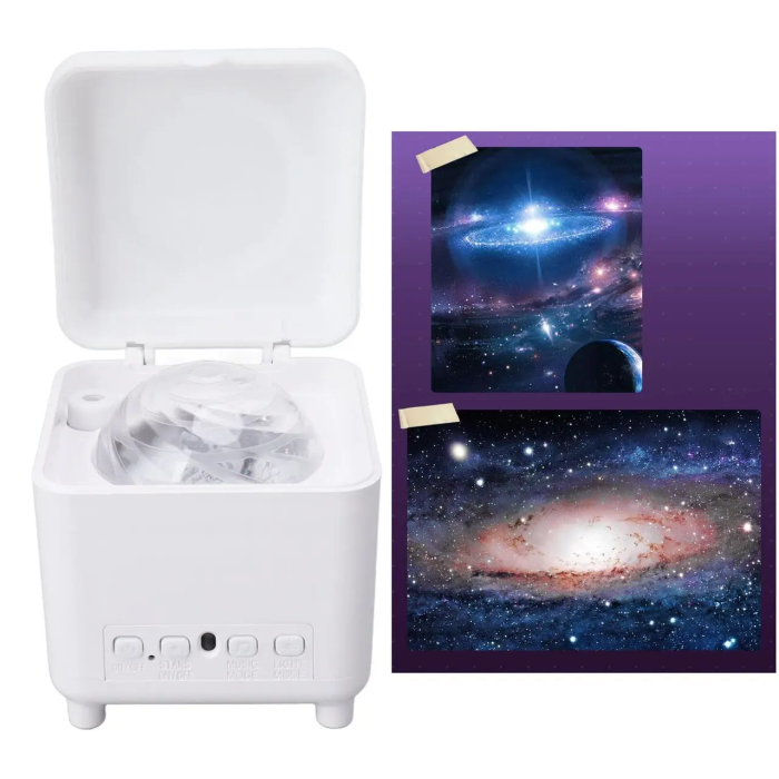 Проектор звездного неба Magic Box DQ-M6 с пультом и приложением на телефон Детский ночник с проекцией