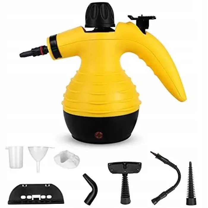 Ручний відпарювач із функцією пароочисника Steam Cleaner DF-A0 Жовтий Електричний пароочисник на 350мл