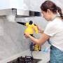 Ручний відпарювач із функцією пароочисника Steam Cleaner DF-A0 Жовтий Електричний пароочисник на 350мл