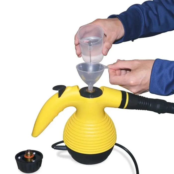 Ручний відпарювач із функцією пароочисника Steam Cleaner DF-A0 Жовтий Електричний пароочисник на 350мл