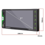 Автомагнітола з HD дисплеєм 7" на Android CML-PLAY 7801C 2DIN Магнітола для авто з дисплеєм