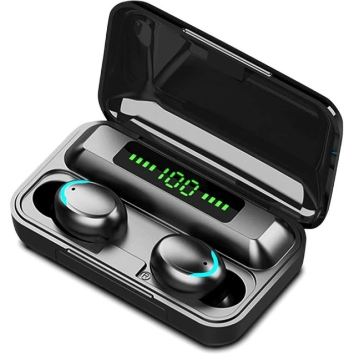 Бездротові вакуумні навушники Bluetooth з кейсом TWS BTH-F9-5 сенсорні