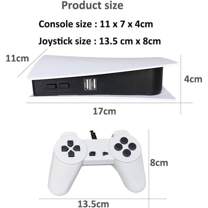 Ігра консоль з двома геймпадами на 200 ігор Tower GameConsole5 Дитяча ретро приставка для телевізора