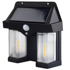 Вуличний світильник на сонячній батареї з датчиком руху Solar Lamp COBA CB-222 Автономний вуличний ліхтар