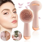 Силіконова щітка масажер для обличчя Flawless Cleanse Масажна щітка для чищення обличчя Рожева