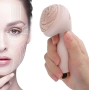 Силіконова щітка масажер для обличчя Flawless Cleanse Масажна щітка для чищення обличчя Рожева