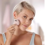 Силіконова щітка масажер для обличчя Flawless Cleanse Масажна щітка для чищення обличчя Рожева