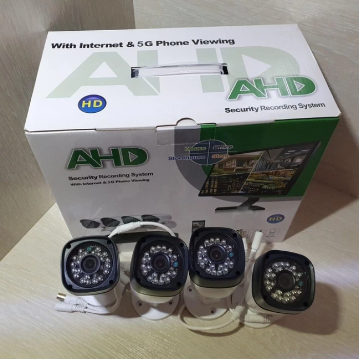 Набор уличных камер FULL AHD CCTV для видеонаблюдения 4 камеры 4 Мп