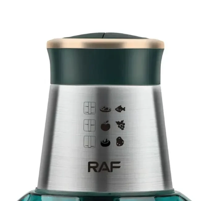 Стаціонарний блендер на 2 л RAF R.7029 Чоппер на 1000 Вт подрібнювач продуктів з нержавіючої сталі м'ясорубка