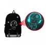 Удобный и стильный рюкзак Music с USB и подсветкой в темноте MU100