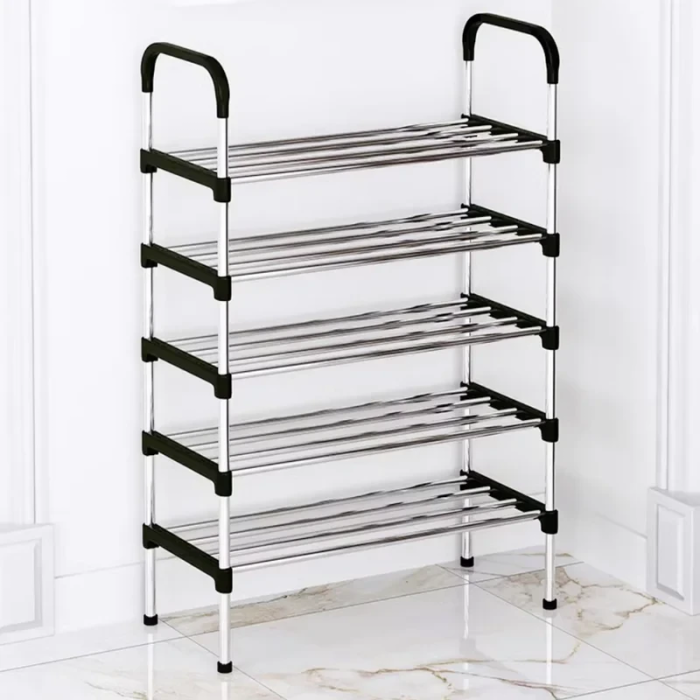 Підлогова полиця для взуття на 5 полиць 54х28х105 см New shoe rack Поличка-підставка для взуття