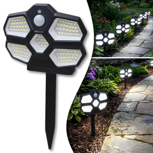 Вуличний ліхтар світильник Solar induction lamp SH-580A на сонячній батареї з датчиком руху