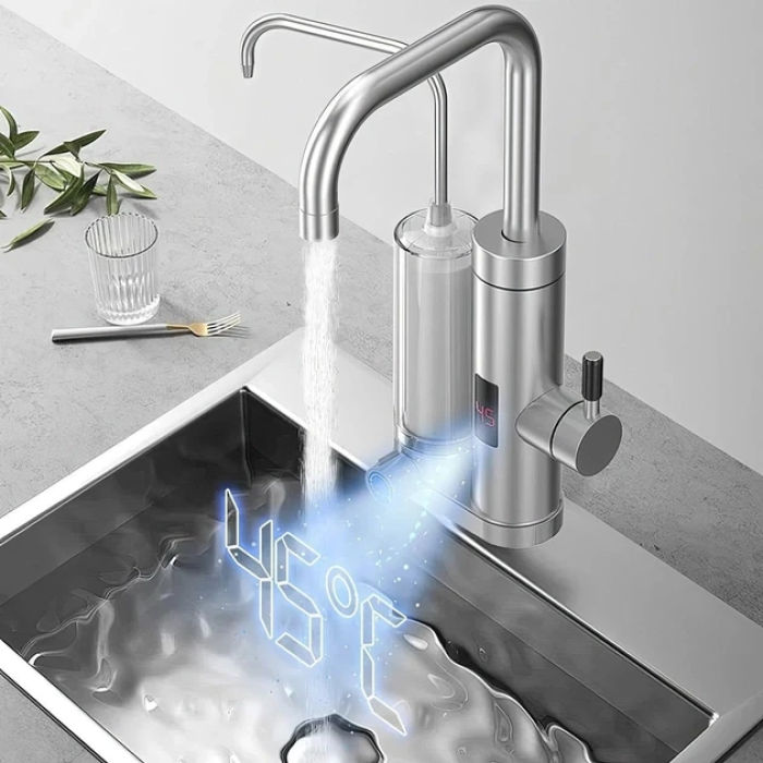 Проточный водонагреватель с фильтром Faucet ZSWK-D02 Кран электрический с дисплеем
