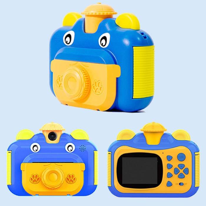 Дитячий фотоапарат з моментальним друком фото Wi Fi Print Camera Blue Термодрукарський фотоапарат Блакитний