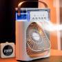 Портативный мини-кондиционер на 600 мл с подсветкой 7 цветов и таймеров Mini Air Conditioner Белый