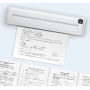 Портативный термопринтер на бумаге формата A4 Bluetooth-совместимый Portable Thermal Printer Белый