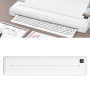 Портативный термопринтер на бумаге формата A4 Bluetooth-совместимый Portable Thermal Printer Белый