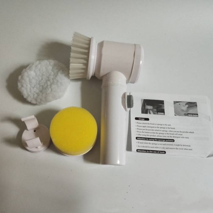 Щетка для уборки электрическая 5 в 1 Magic Brush Беспроводная щетка для уборки с насадками