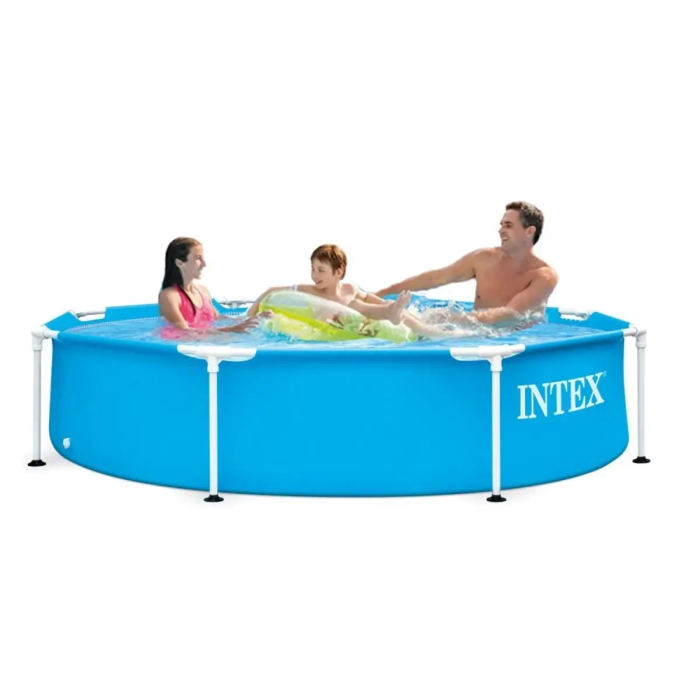 Каркасний басейн Intex 28205 на 1828л 244х244х51см Для дітей та дорослих