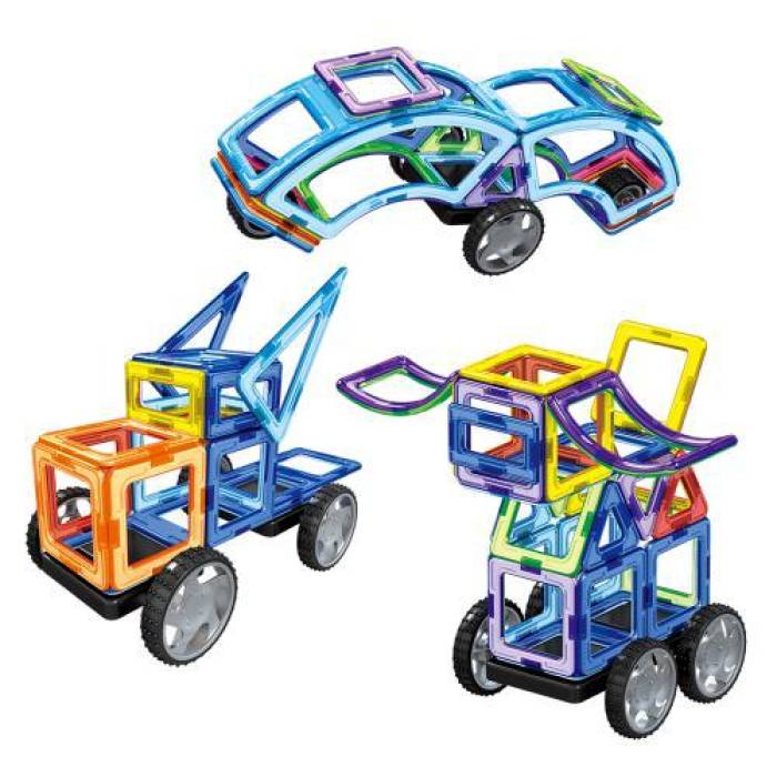 Детский игровой конструктор Автотехника LIMO TOY LT3003 Магнитный конструктор 87 деталей