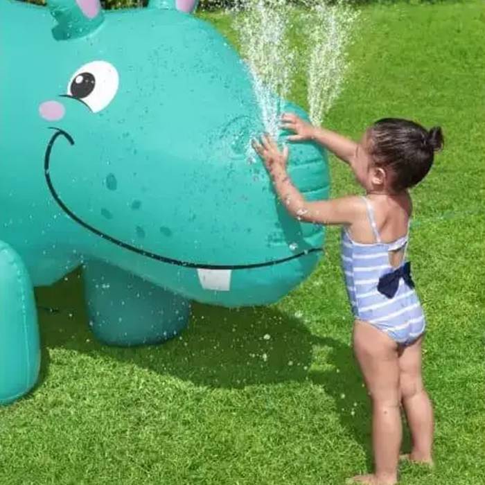 Надувна іграшка з розприскувачем Jumbo Hippo Bestway 52569 Дитячий Надувний Розбризкувач