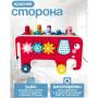 Деревянная каталка-бизиборд в виде слоника с ксилофоном и стучалками MD 2750 Развивающая игрушка