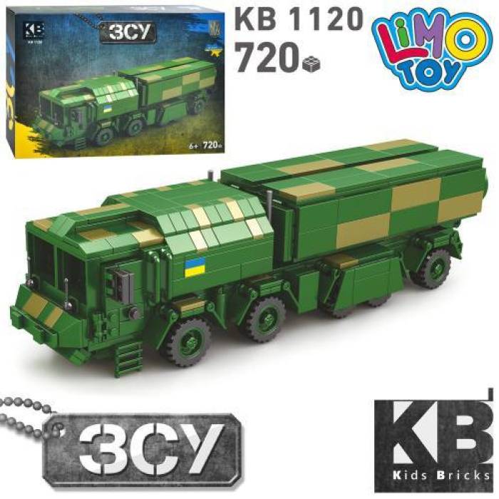 Конструктор для дітей Військова техніка ЗСУ Limo Toy KB 1120 Іграшкова військова машина