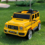 Дитячий електромобіль Mercedes-Benz G-class зі звуком зі світлом фар Bambi M 4214EBLR-2 Чорний