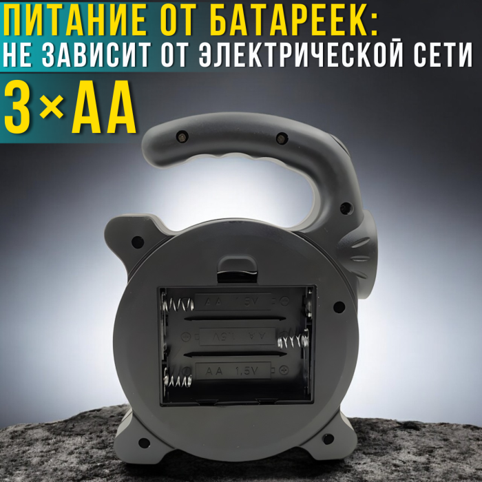Ручний світлодіодний ліхтар на батарейках з бічним COB-світлом PANTHER