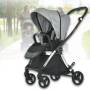 Прогулочная коляска с реверсивным блоком El Camino ME 1078 VERSA Melange Gray Серый