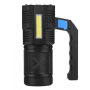 Акумуляторний ліхтарик TORCH BL-X508 Світлодіодний ліхтарик переносний з ручкою Чорний