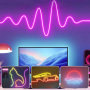 Светодиодная RGB Bluetooth лента 5 м с управлением от телефона и пульта