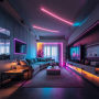 Светодиодная RGB Bluetooth лента 5 м с управлением от телефона и пульта