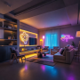 Светодиодная RGB Bluetooth лента 5 м с управлением от телефона и пульта