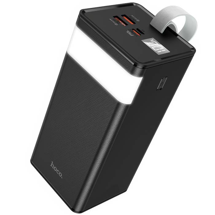 Портативное зарядное устройство с фонариком Hoco J89A 22.5W 5A Power Bank на 60 000 mAh
