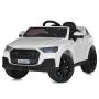 Електромобіль Audi Q7 на радіокеруванні з 2-ма моторами та MP3-музикою Bambi M 5796EBLR-1 Білий