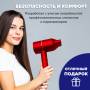 Фен дорожный с концентратором для сушки волос на 6000 Вт Enzo EN-6080 Красный Фен с ионизацией
